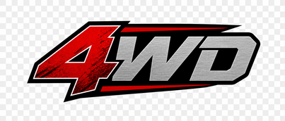 Logo 4wd bernuansa pantai biru